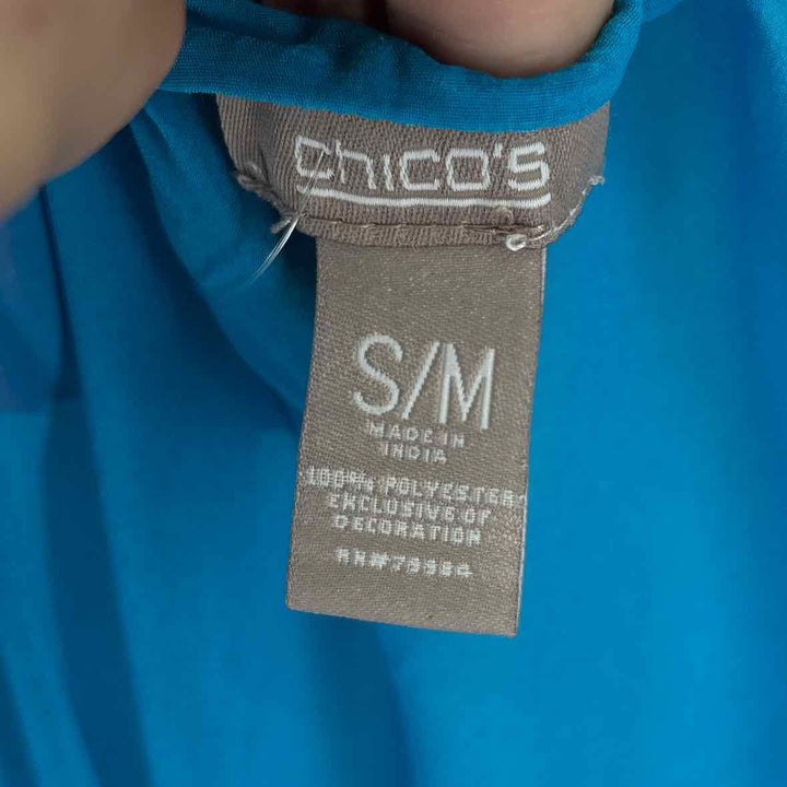 Size S/M Chico's Blue Swimsuit