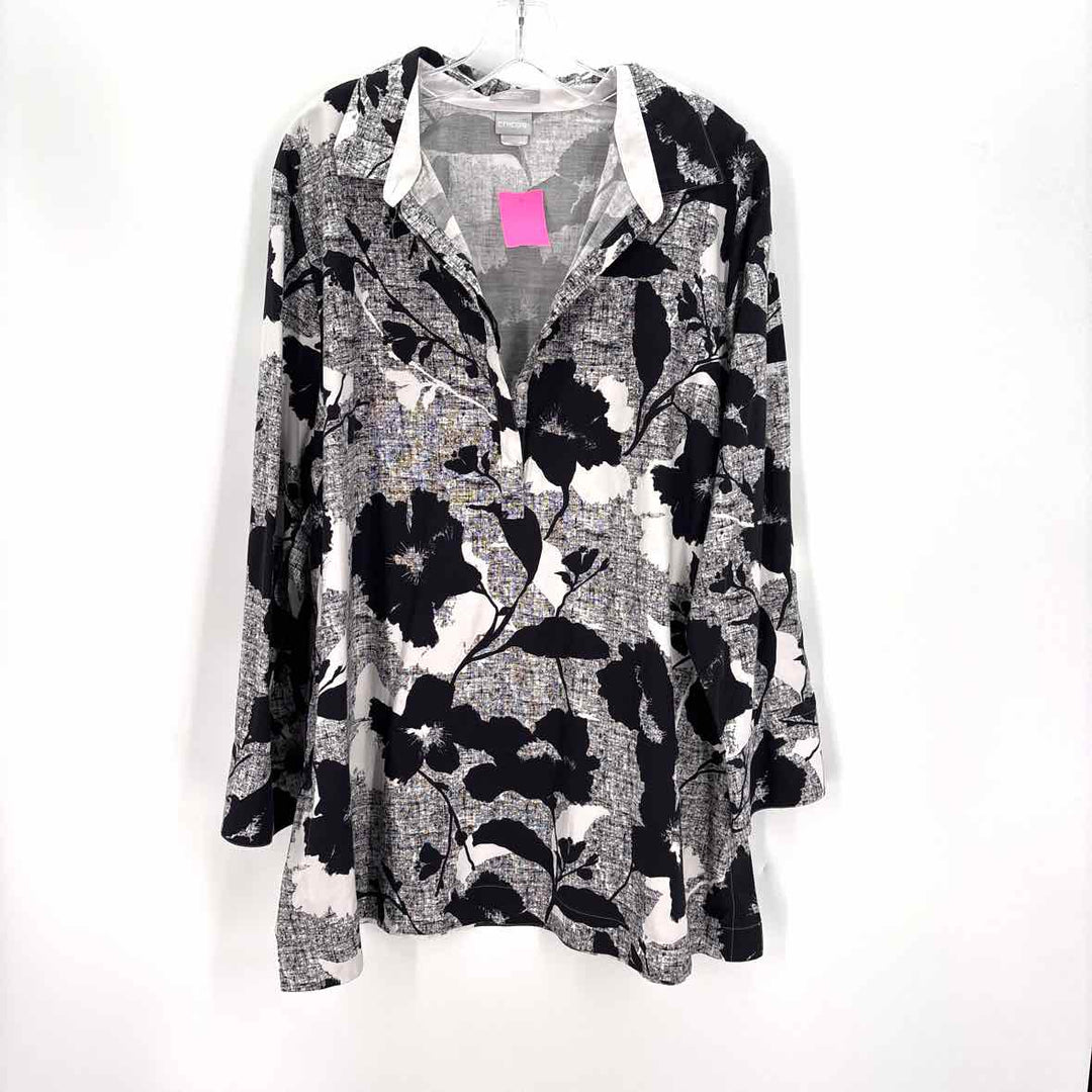 Size 4 Chico's Navy Shirt