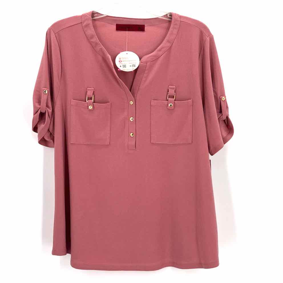 Size 1X Pink Shirt