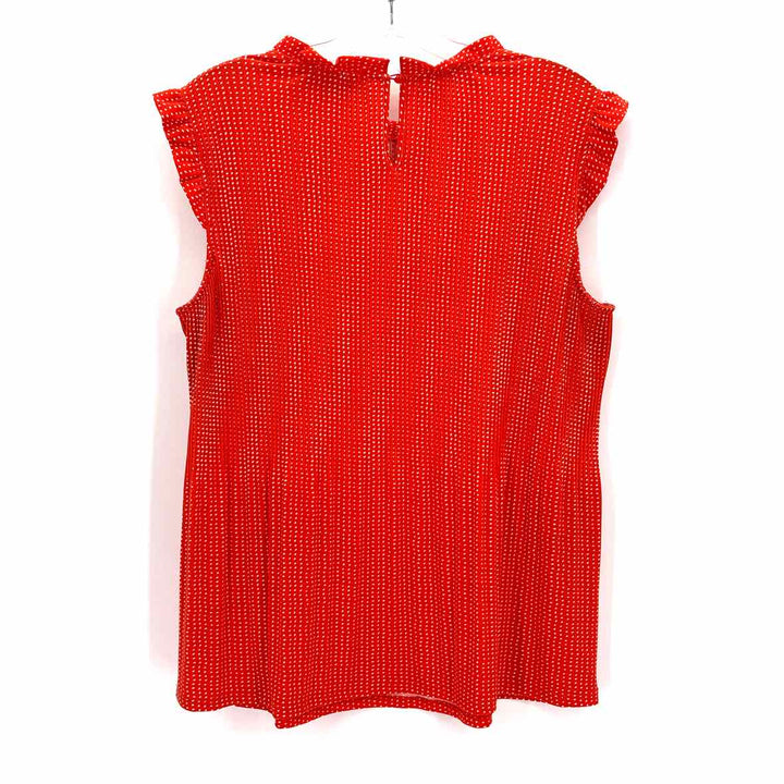 Size L Adrianna Papell Orange Shirt