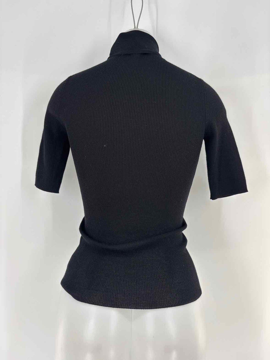 Size Petite THEORY Black Knit Shirt