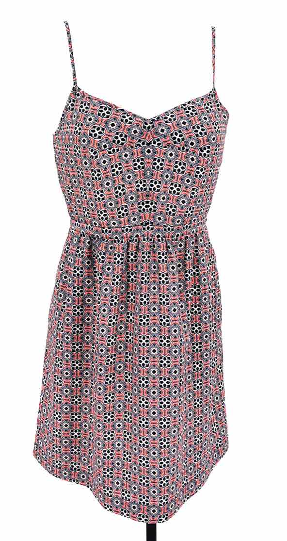 Size 4 J Crew PINK PRINT Dress