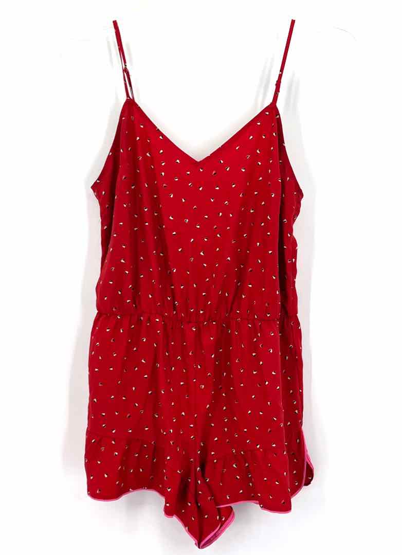 Size M VICTORIA SECRET Red Romper