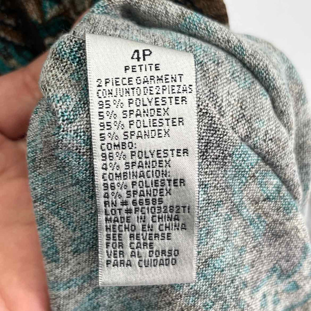 Size 4 Multi-Color Knit Dress