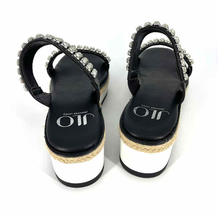 Shoe Size 7.5 Jennifer Lopez Black Sandals