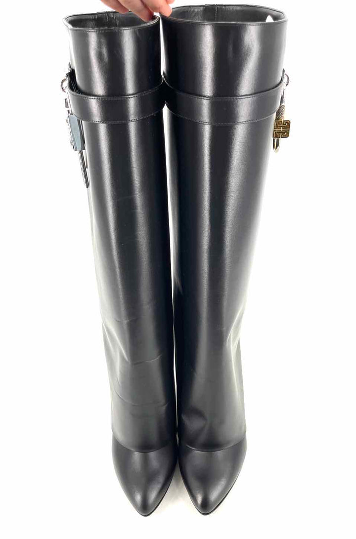 Shoe Size 44 GIVENCHY Black Leather Luxury - Boots