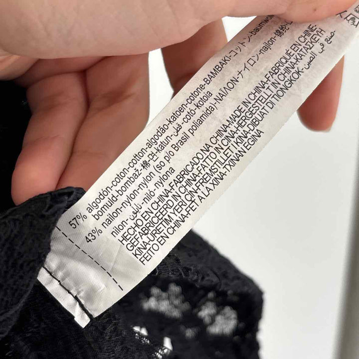 Size M ZARA Black Lace Shirt