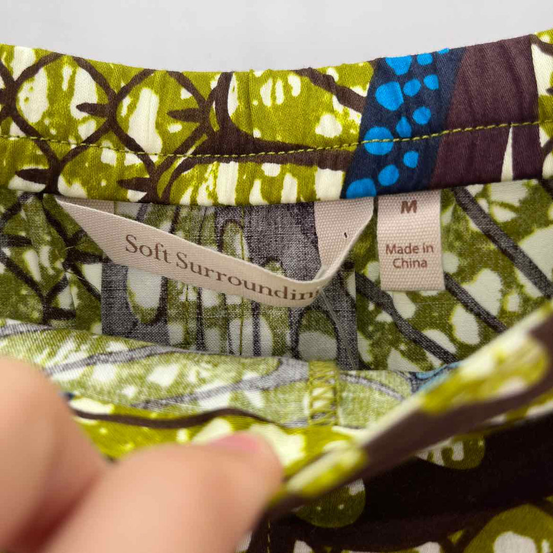 Size M SOFT SURROUNDINGS Green Skirt