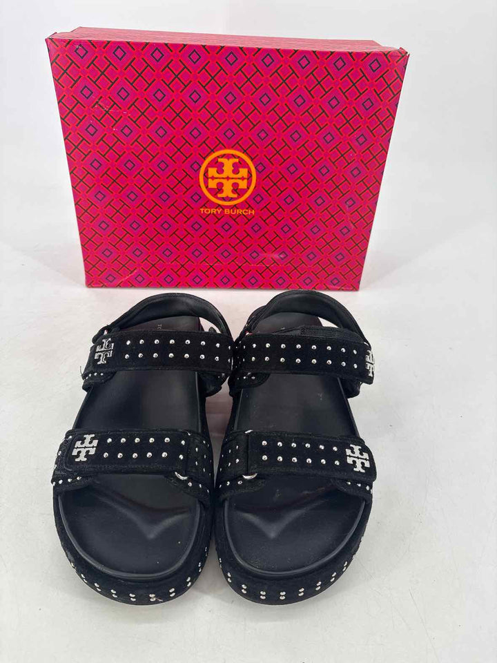 Shoe Size 10 Tory Burch Black Sandals
