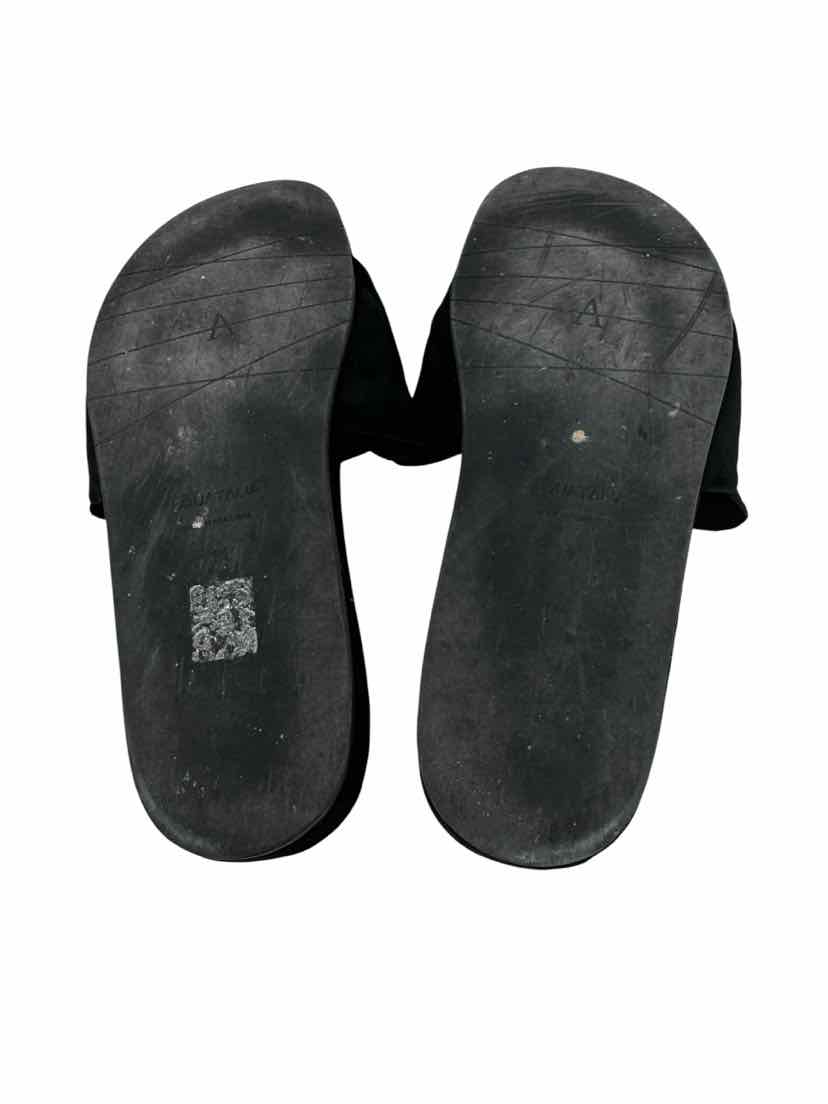 Shoe Size 11 Stuart Weitzman Black Suede Sandals