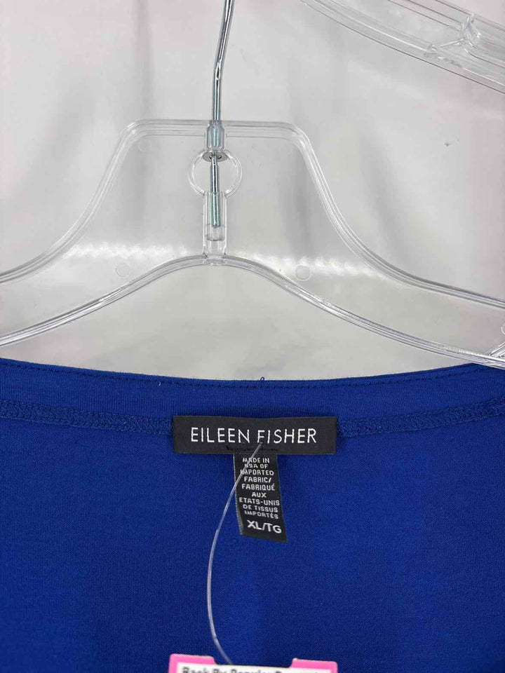 Size XL Eileen Fisher Purple Cotton Shirt