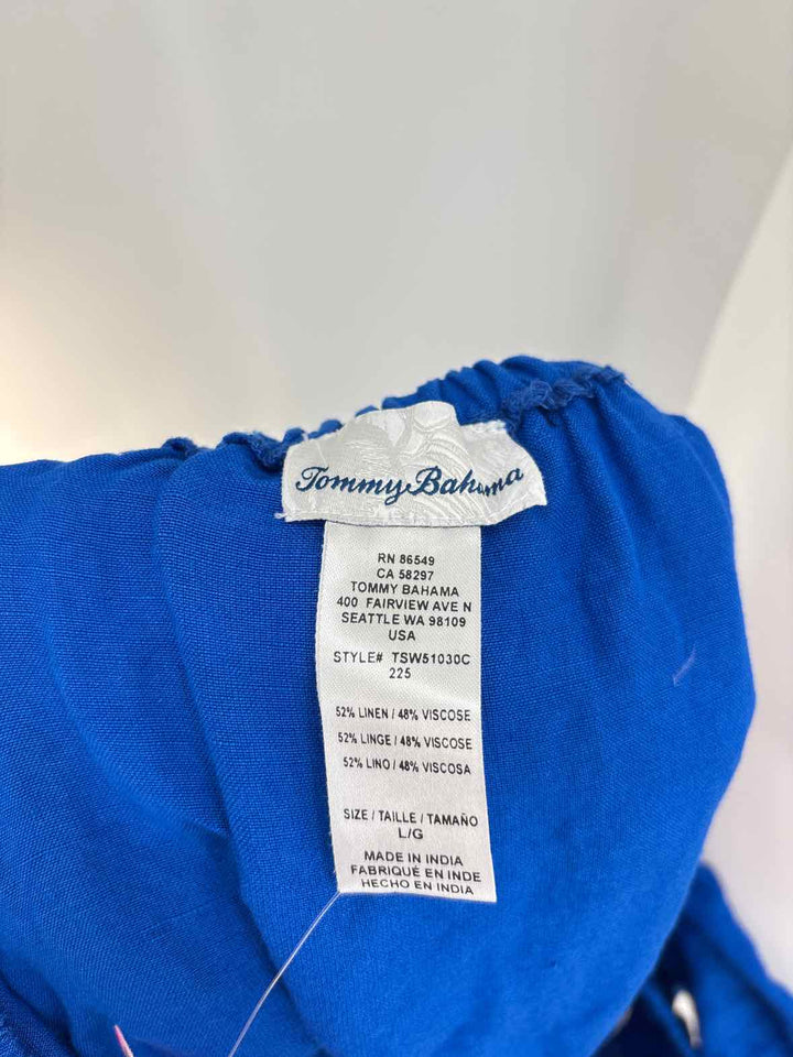 Size L TOMMY BAHAMA Blue Shirt