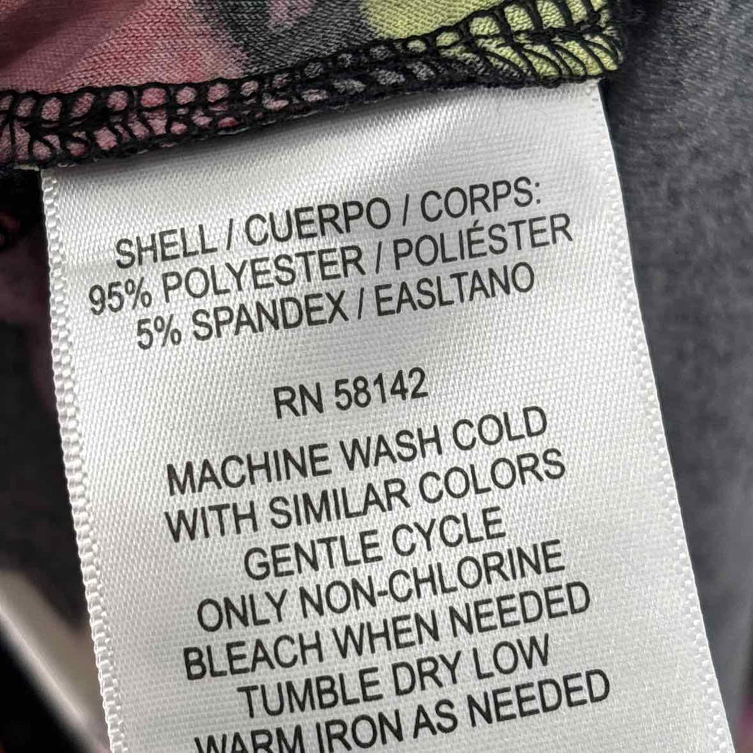 Size 12 Black Print Dress