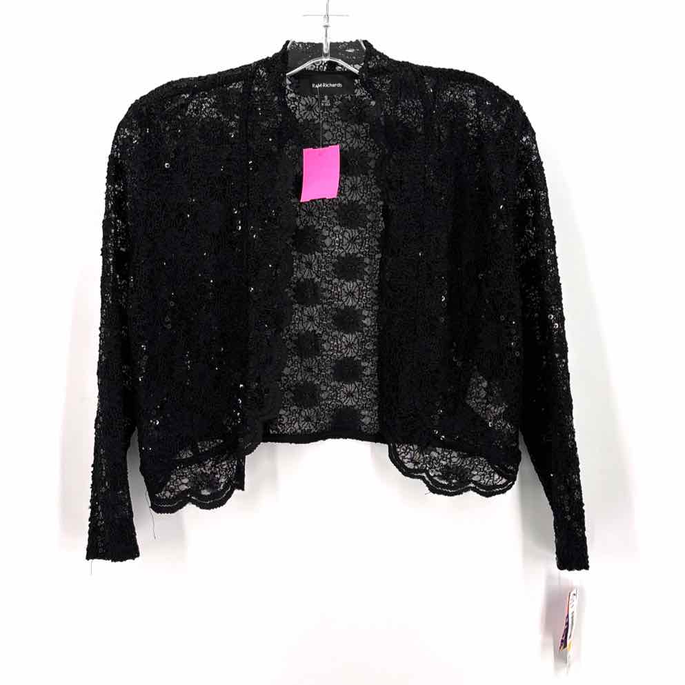 Size S R&M RICHARDS Black Lace Sweater