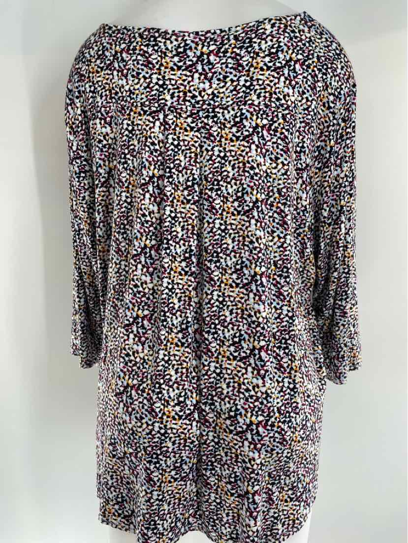 Size 3X PHILOSPHY Multi-Color Shirt