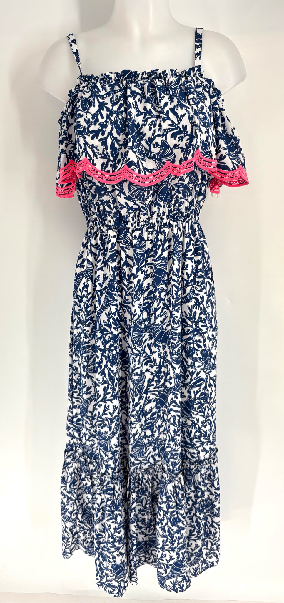 Size M Lilly Pulitzer Navy Dress