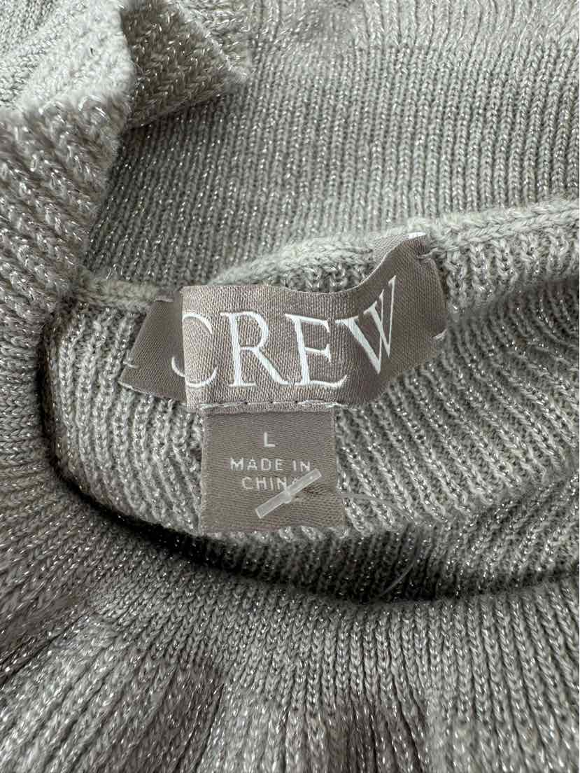 Size L J Crew Silver Sweater