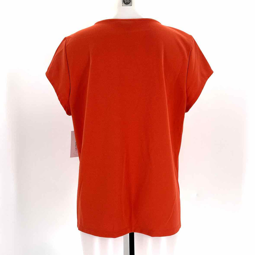 Size XL LIZ CLAIBORNE Orange Shirt
