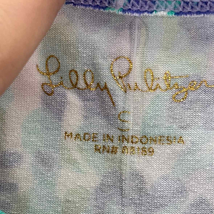 Size S Lilly Pulitzer Teal Cotton Dress