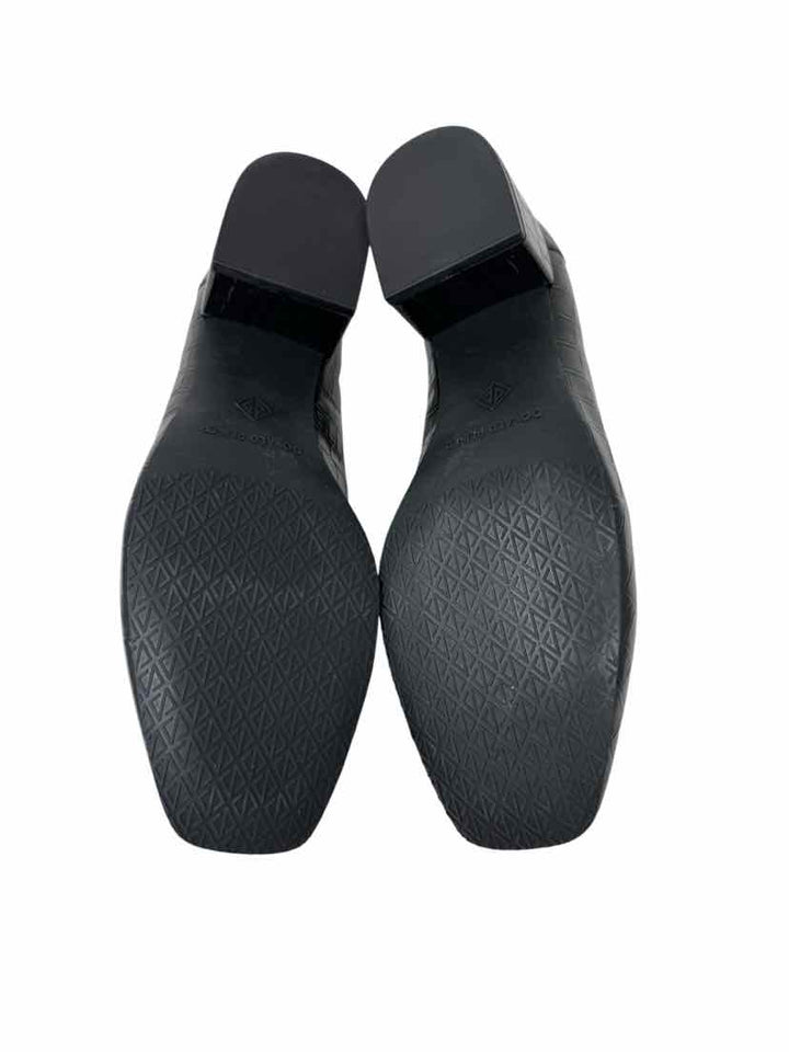 Shoe Size 8.5 DONALD PLINER Black PATENT Loafers