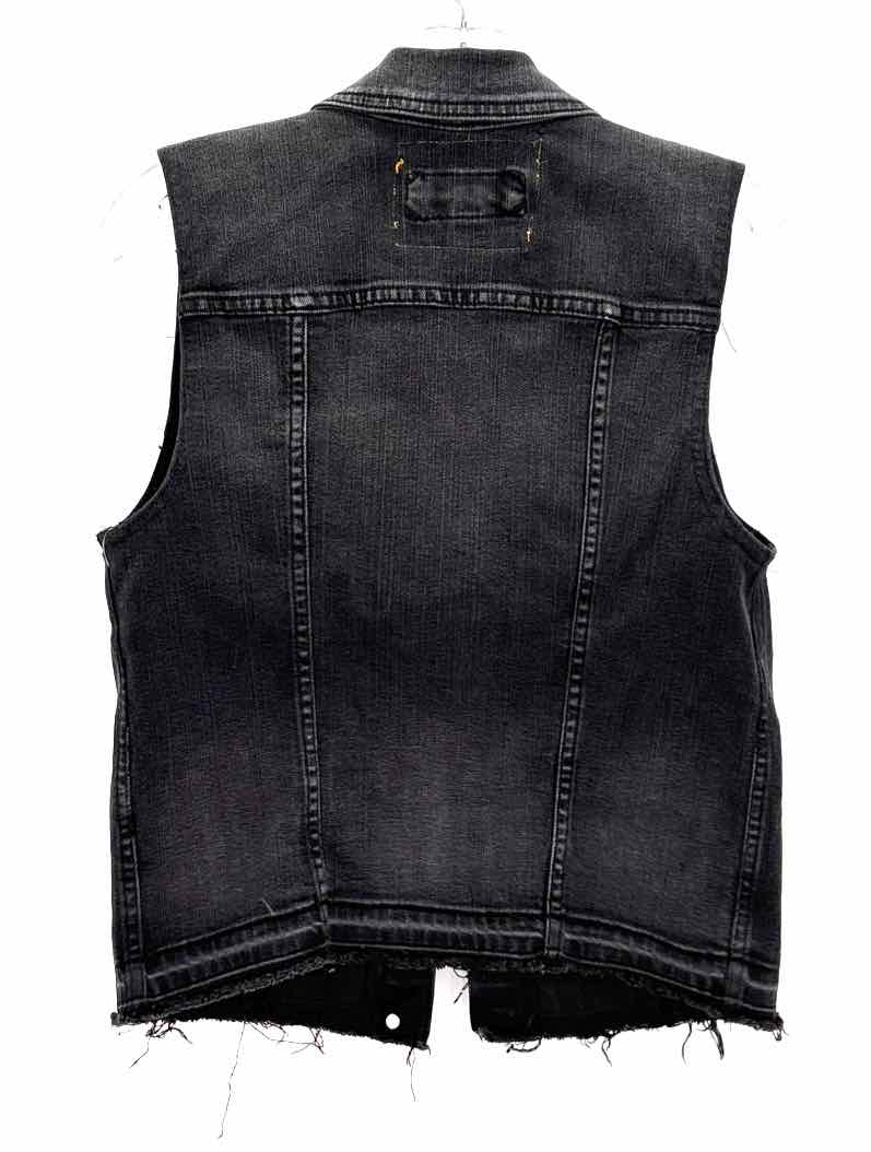 Size L COMFORT Black Denim Vest