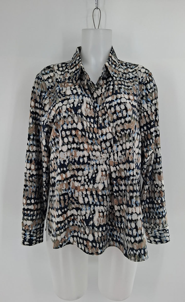 Size L/P NIC + ZOE Brown Shirt