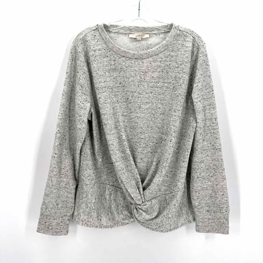 Size XL LOFT gray print Shirt