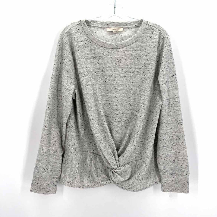 Size XL LOFT gray print Shirt