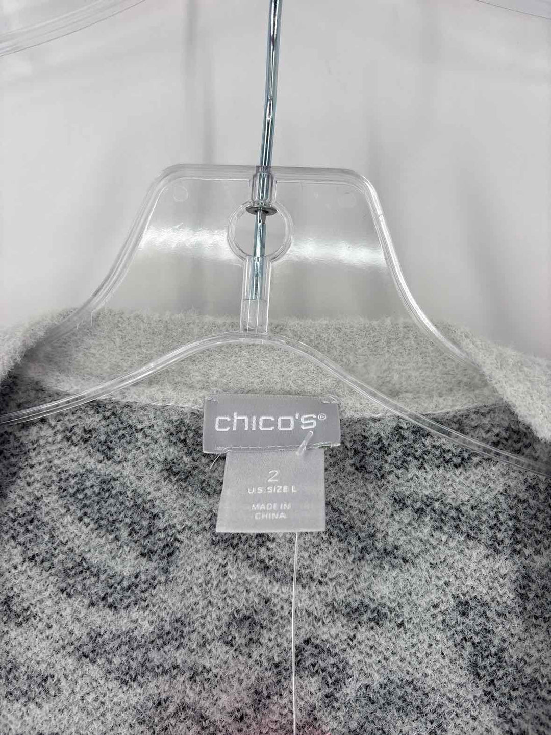 Size L Chico's Black Cardigan