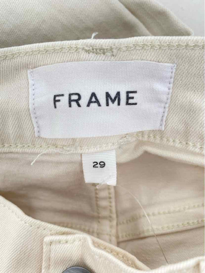 Size 29 FRAME Ivory Pants