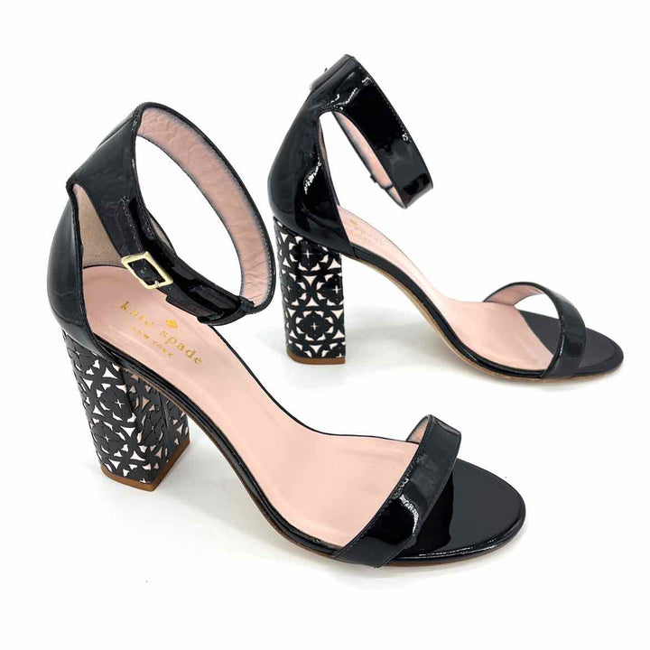 Shoe Size 8 Kate Spade Black PATENT Pumps