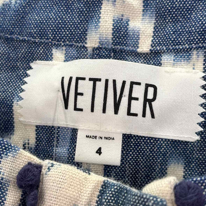 Size 4 Blue Print Shirt