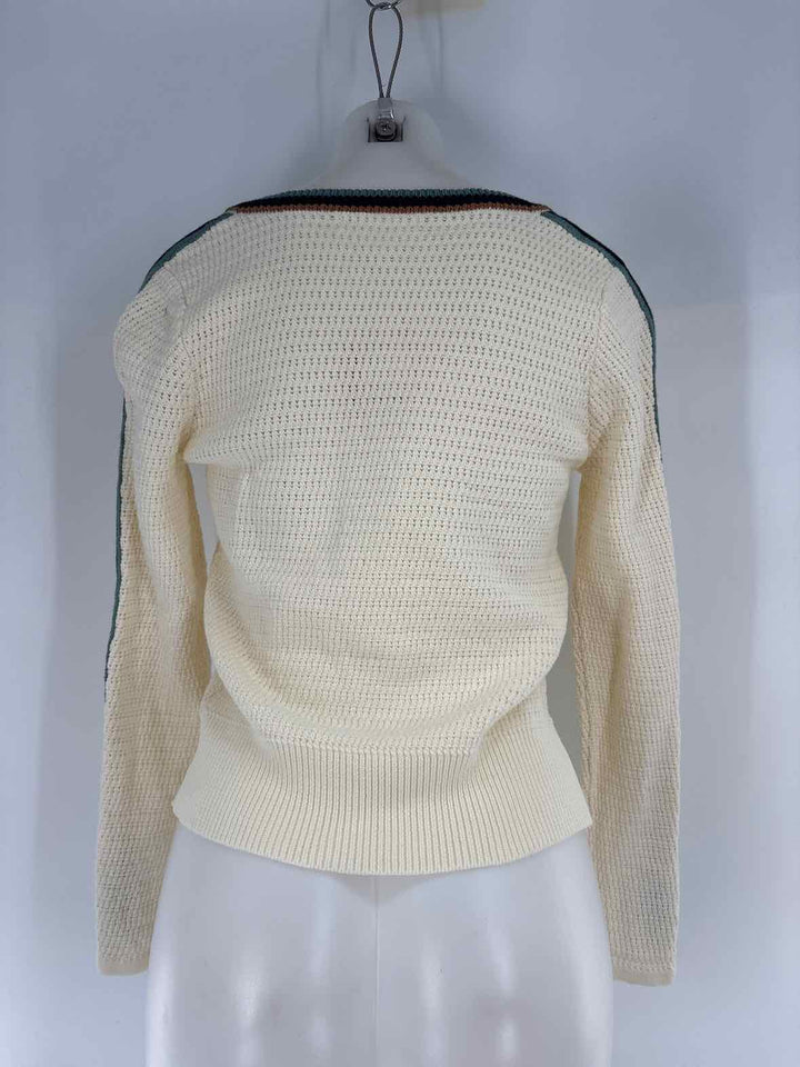 Size S HEARTLOOM Cream Sweater