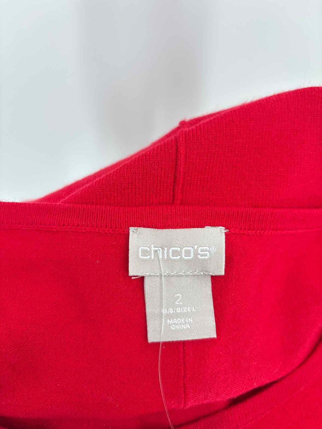 Size L Chico's Red Sweater