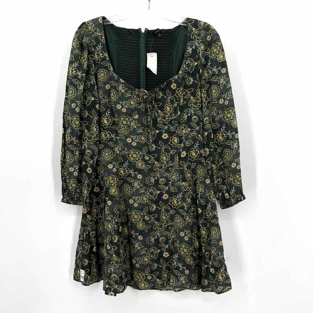 Size 6 J Crew Green Dress