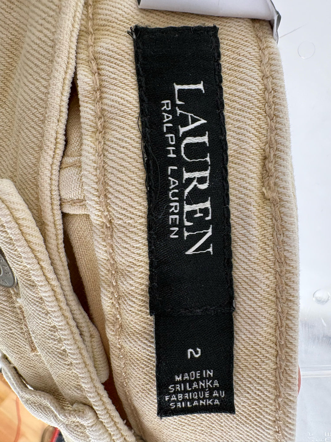 Size 2 RALPH LAUREN Tan Pants