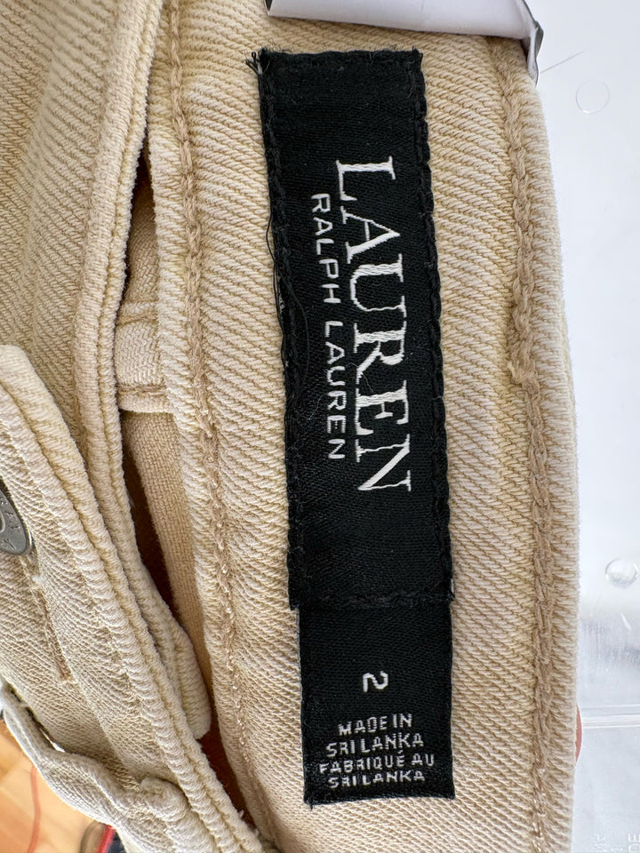 Size 2 RALPH LAUREN Tan Pants