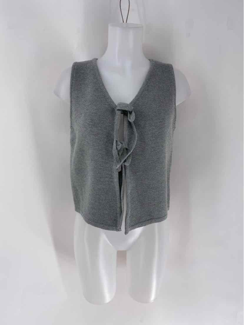 Size S ZENANA Gray Knit Vest