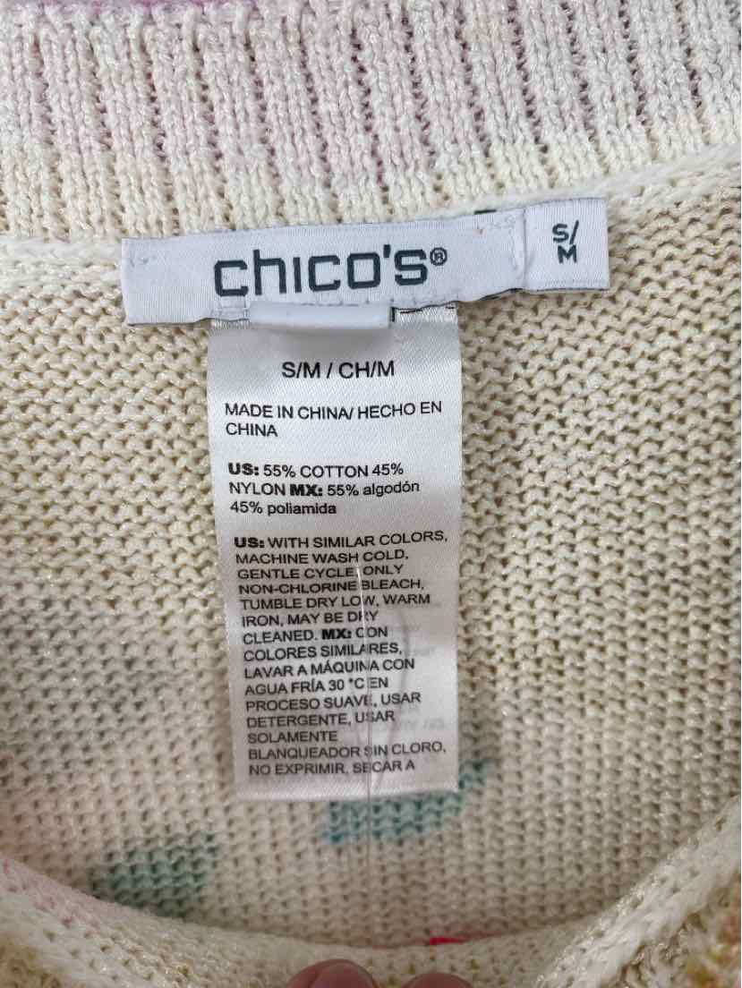 Size S/M Chico's Multi-Color Sweater