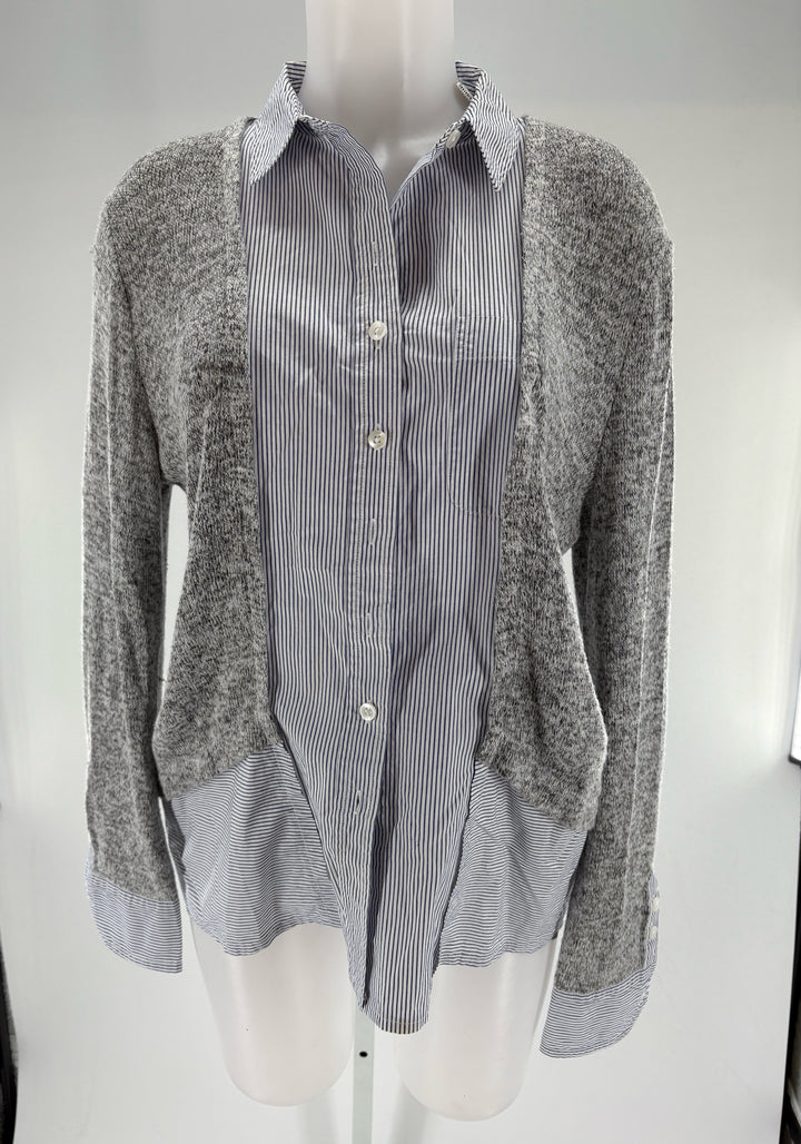 Size S Blue Print Shirt