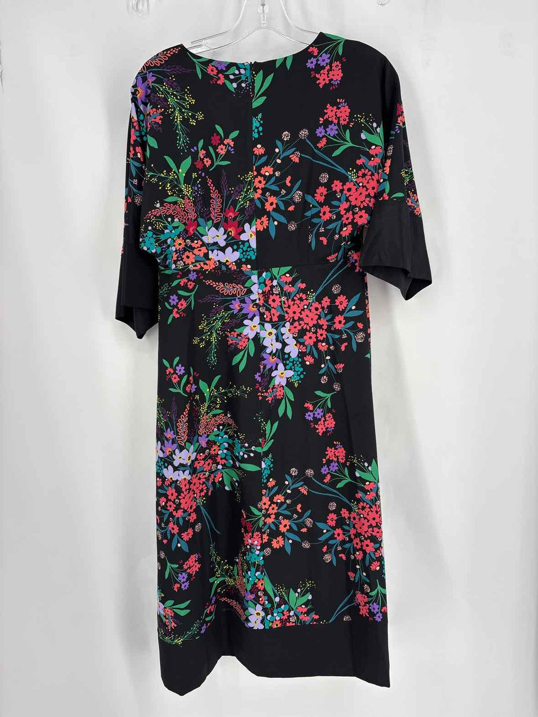 Size 4 TRINA TURK Black Print Dress
