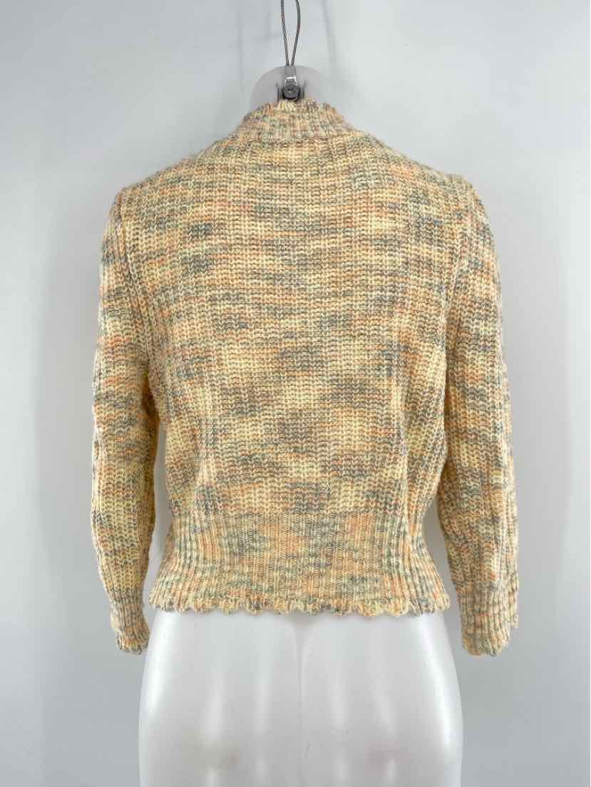 Size S LOVERS & FRIENDS Yellow Knit Sweater
