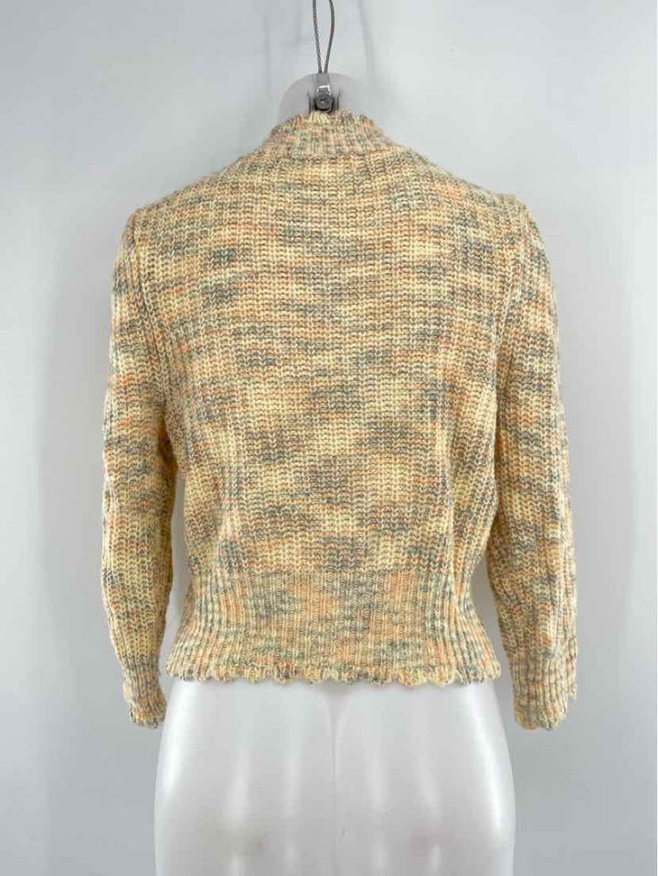 Size S LOVERS & FRIENDS Yellow Knit Sweater