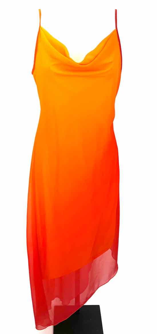 Size M BEBE Orange Dress