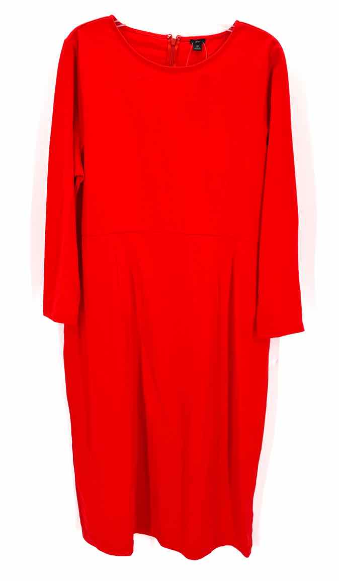 Size 18 J Crew Red Dress