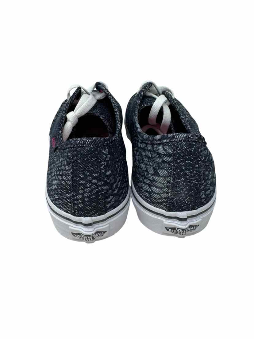 Shoe Size 9 Vans Navy Print Sneakers