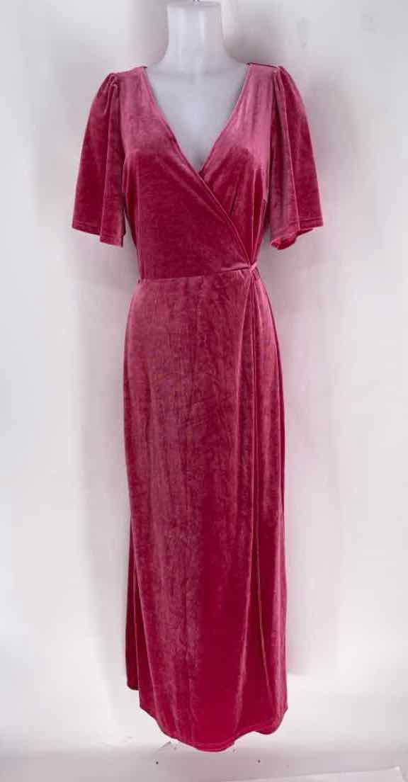 Size L Fuschia Velour Dress