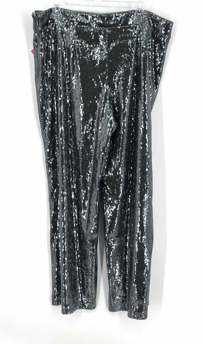 Size 16 A NEW DAY Silver Sequined Pants