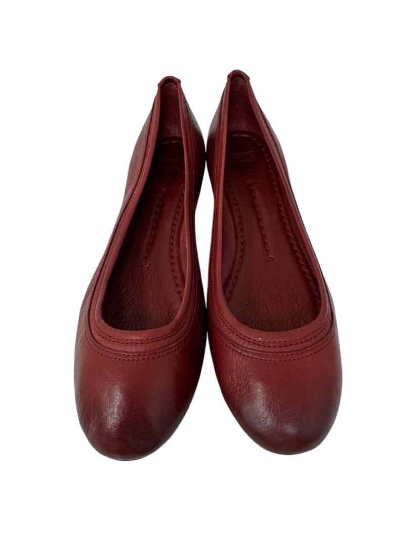 Shoe Size 8 Frye Wine Leather Flats