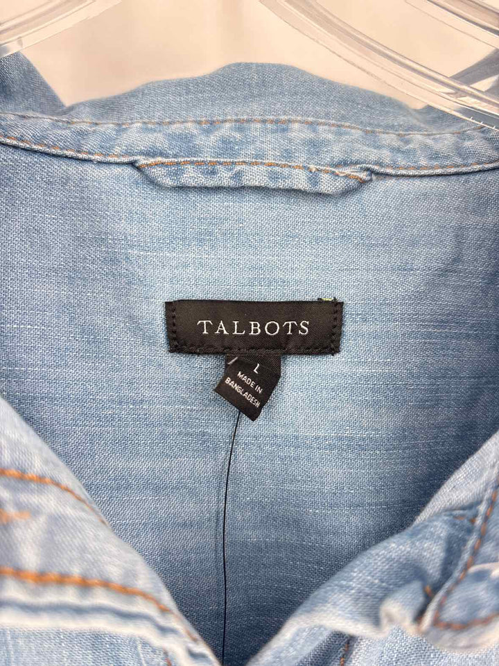 Size L Talbots Denim Shirt